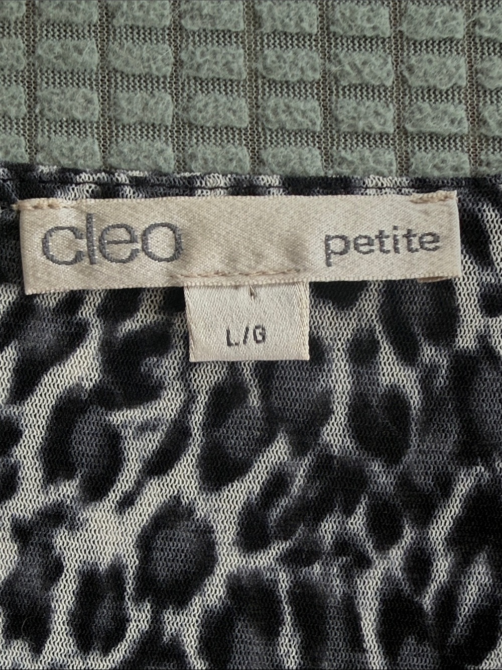 Leopard Print Ruffle V-Neck Top - Picture 5 of 5